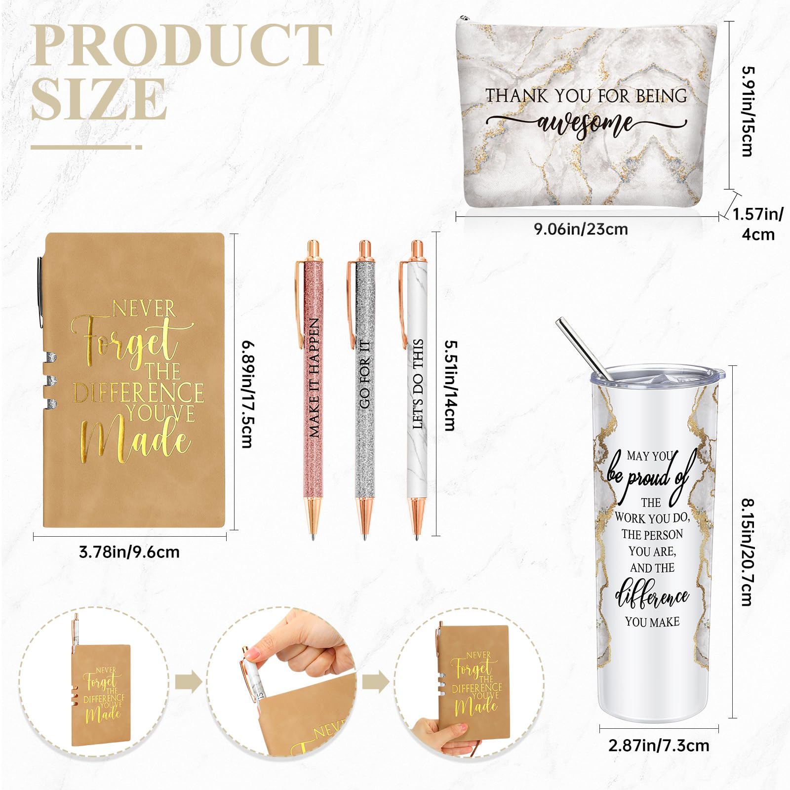Snapklik.com : Domensi 6 Pcs Employee Appreciation Gift Set For Women ...