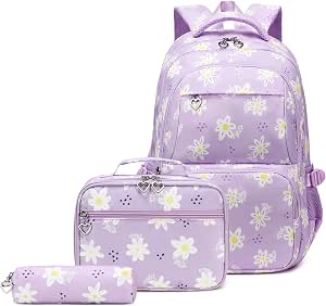 CaomeiWu Kids' 16 Inch Daisy School Backpack – Lightweight & Spacious - View #10