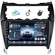 [4+64G] 10" Touch Screen Car Radio for Toyota Camry 2012 2013 2014 with Carplay and Android Auto,Android 13 Camry Stereo Support Bluetooth,5GWiFi,GPS,FM Radio,1080P Backup Camera & SWC