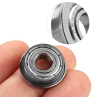 Flanged Ball Bearing, Bearing, Double-shielded 10pcs F696ZZ Double Shielded Bearing for Home