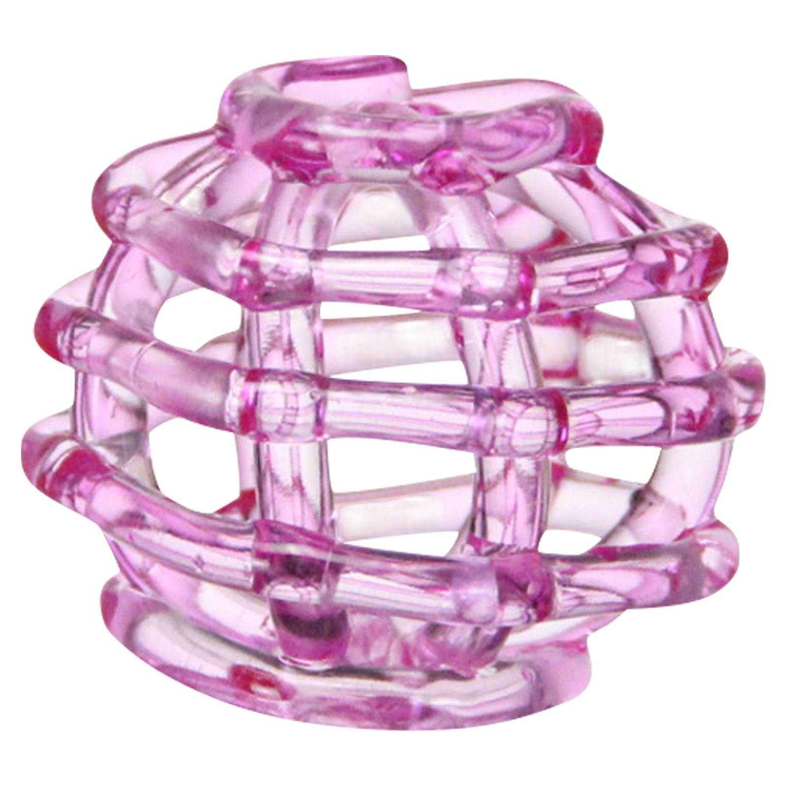 Flower Arranging Grid, Strong Toughness, Stretchable, Reusable Silicone Flower Holder Arranger, for Cube and Various Round Vase,Stretches Over the Rim of Vase (Purple-A)