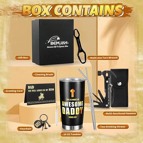 Miniatura 2 de BEMJAH Regalos para papá de hija e hijo  Ideas de regalos de cumpleaños para papá, Día del Padre, regalos para papá  Regalos geniales para papá que