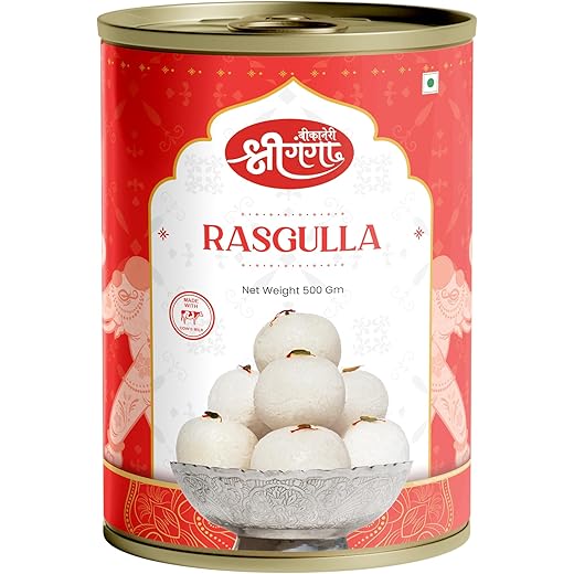 Bikaneri Spongy Rasgulla 500gm Tin