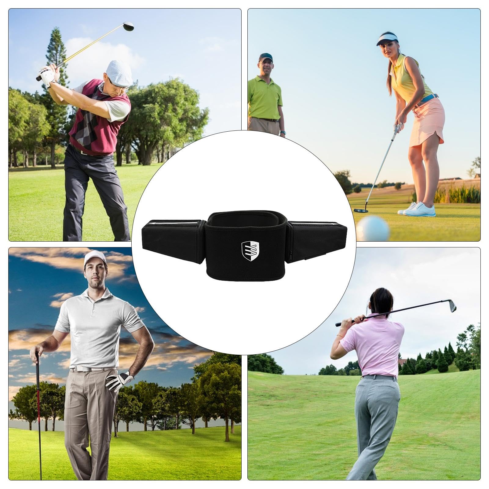 Allenatore Di Swing Golf Correttore Di Putting Golf Con Fascia Vita E