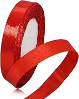 Vista 101 de Cinta de satén dorada de 3/4 pulgadas x 25 yardas, cinta de tela de color sólido para envolver regalos, manualidades, fabricación de lazos