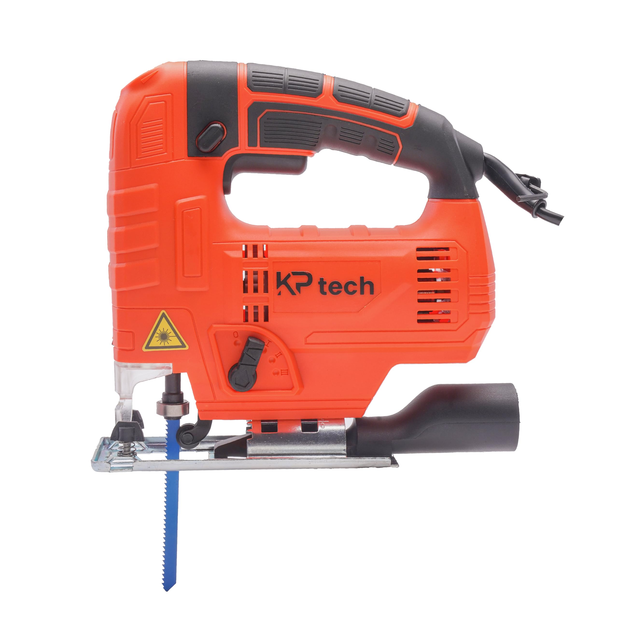 KP Tech Jig Saw | 800 W | 0-3000 RPM | Bevel Cutting 0-45 Degree | Wood Cutting Depth 80-100 MM | Steel Cutting Depth 10 MM | With 5 Pcs Saw Blade | With Laser Marking System (B0D9KG9NZ3) Amazon Price History, Amazon Price Tracker