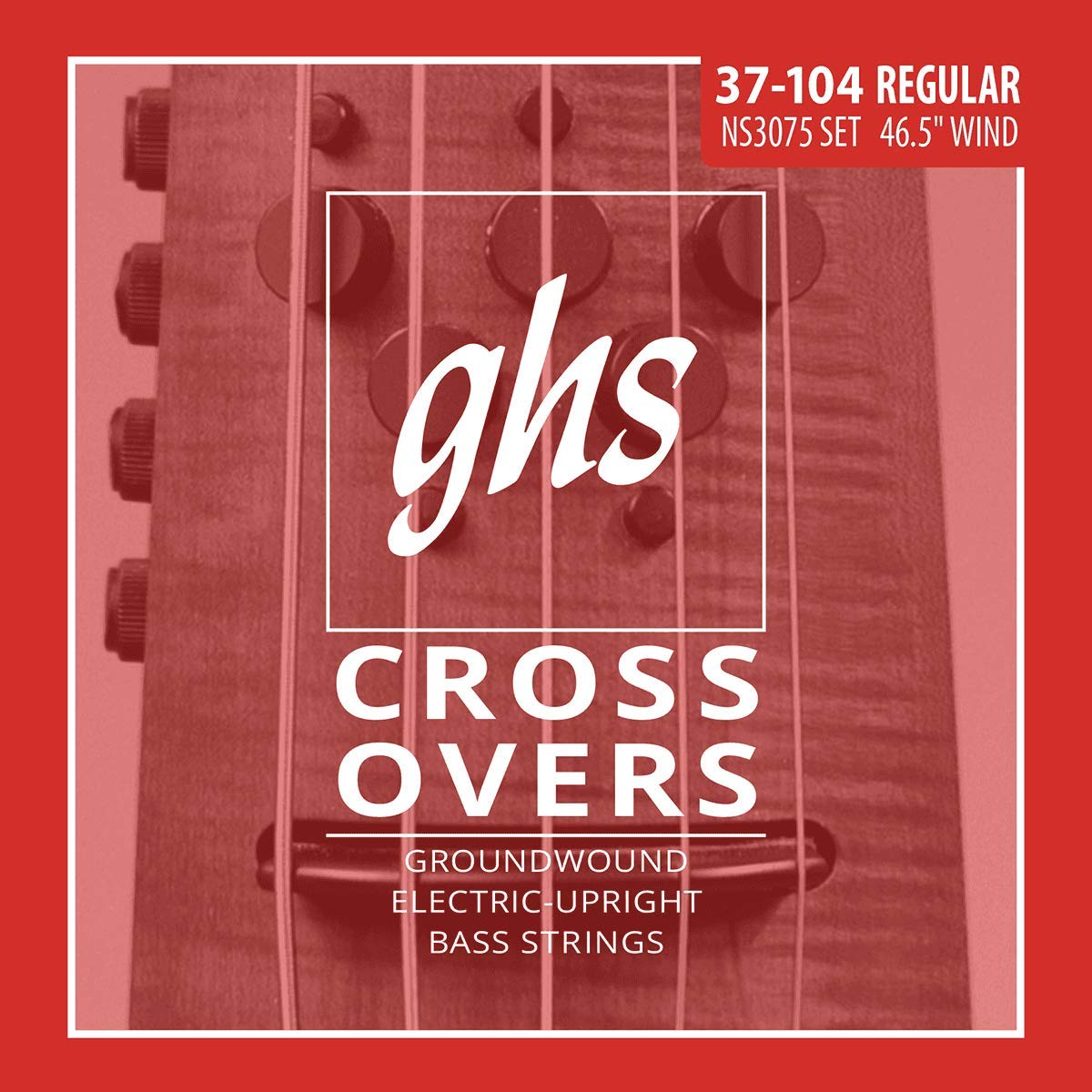 Ghs NS 3075 płynny model basowy, 4 struny czarne)