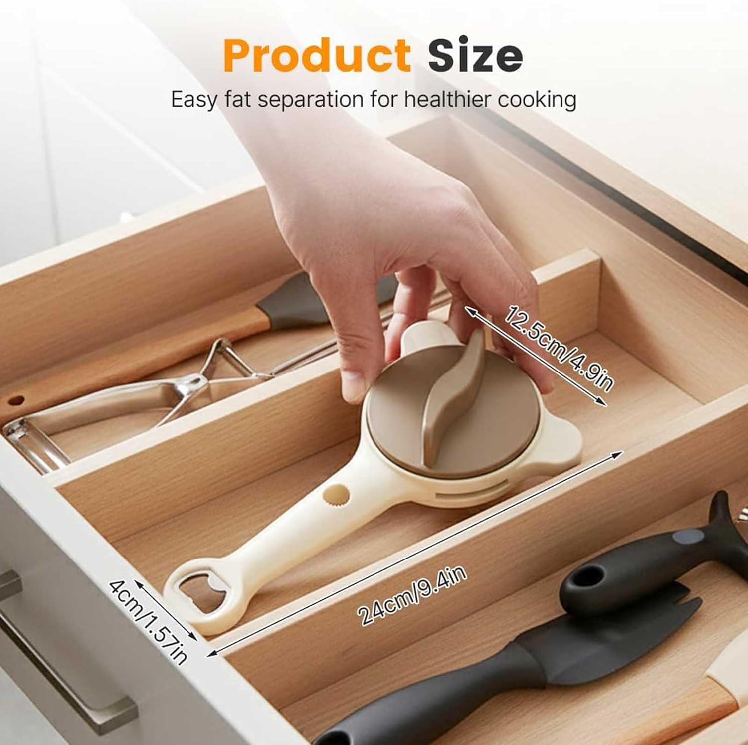 4 in 1 Adjustable Jar Opener Effortless Bottle Lid Gripper with Extended Handle Non Slip Jaws Multifunctional Kitchen Helper(1 Pack)