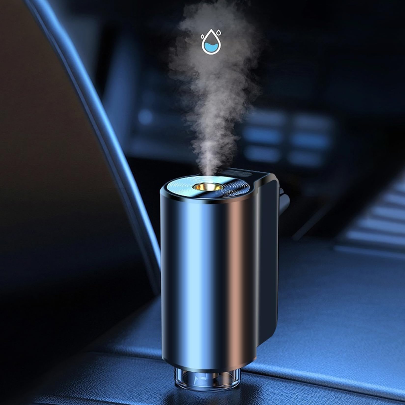 Auto Lufterfrischer, auto Parfüm mit drei einstellbaren, 2024 Neuer Intelligenter Auto-Lufterfrischer, Inklusive 3 Flaschen 10 Ml Parfüm, Wiederaufladbar Über USB,Duft für Auto,Autoparfüm (2 Stück)