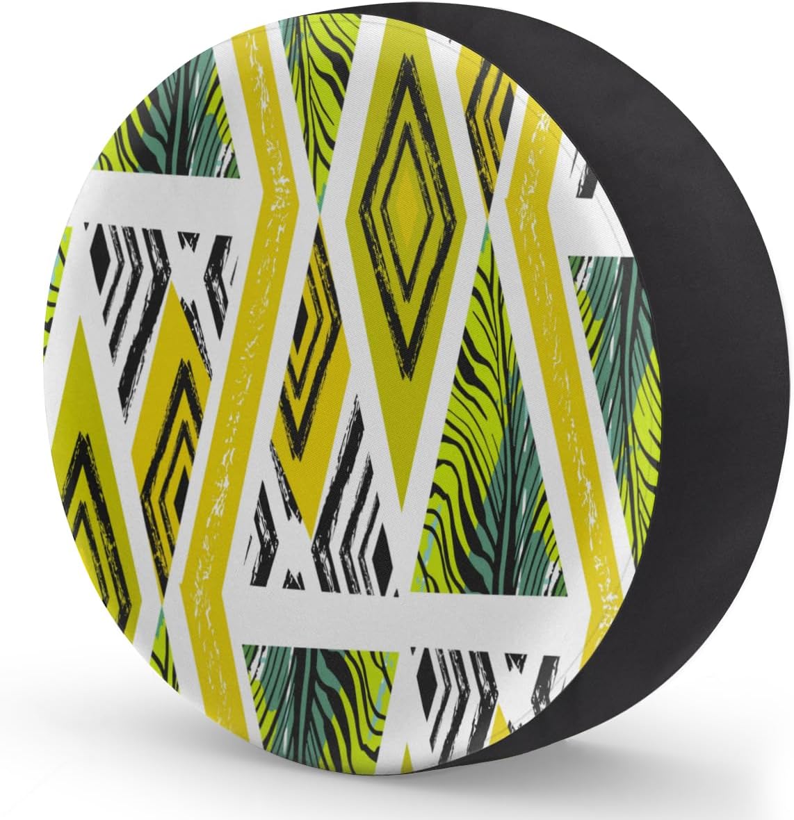 Abstract Art Stripe Tire Covers Portable Spare Tire Cover Soft Durable Waterproof Dustproof Set of 4 Bags 16 Inches for Car Truck SUV Trailer Camper