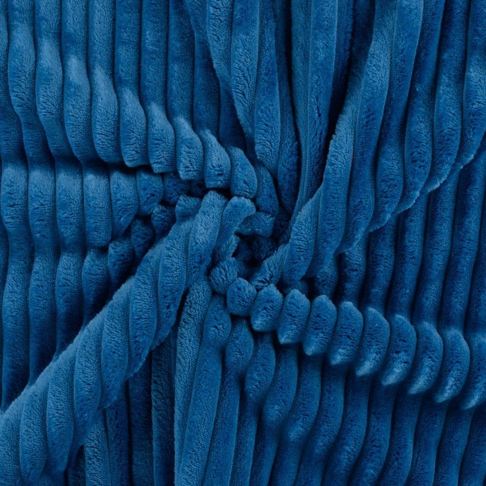 Cuddlesoft Fleece Jumbo Cord Fabric Material Petrol 1MTR