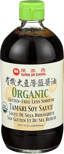 WAN JA SHAN Salsa de soja orgánica Tamari, 15 FZ