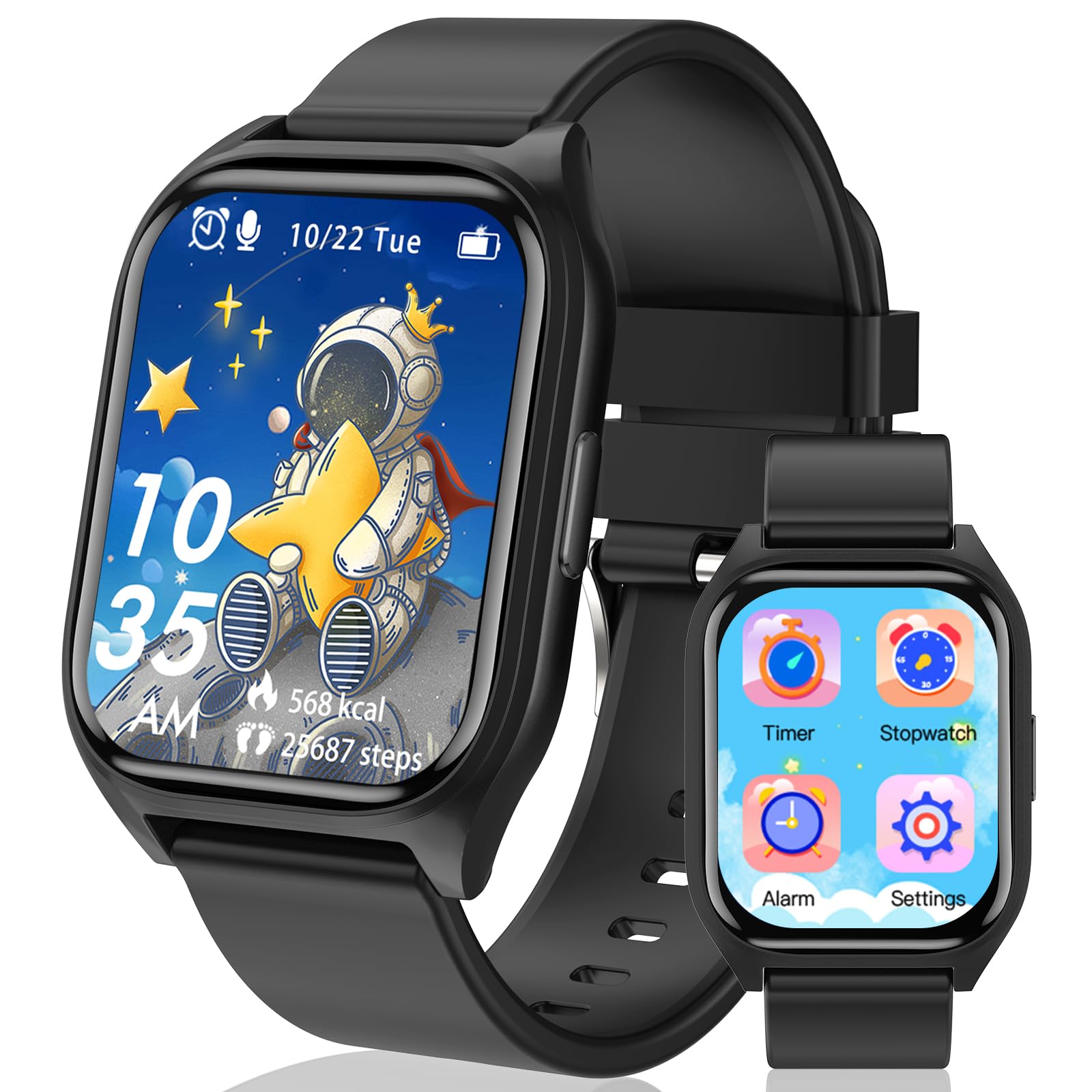 Clleylise Smart Watch for Kids, Fitness Activity Tracker, Pedometer, Heart Rate Sleep Monitor, 18 Sport Modes