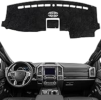 Vista 22 de KEYOOG Cubierta de Salpicadero Alfombrilla de Tablero Compatible con Ford F-150 2014-2009 (Sin Modelos HUD), Alfombrilla Antirreflejos