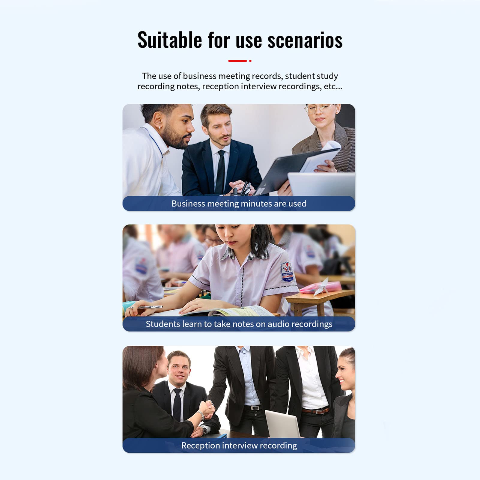 Aiktiergerät Armband, Aufnahmegerät Uhr Klein Abhörgerät AI Smart Voice Recorder mit Rauschunterdrückung, für Aufzeichnung Vorlesung Kurse Konferenzen (32G)