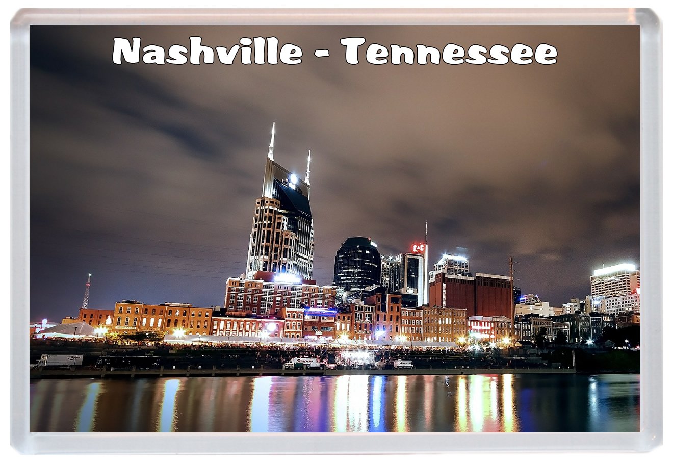 Baked Bean Store Nashville - Tennessee - Usa - Jumbo Fridge Magnet Id928