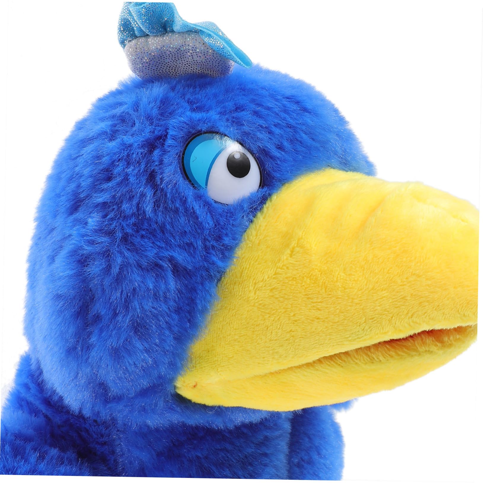 Vaguelly Pavo Real Lavable Marioneta de Mano de Peluche Interactiva de Felpa Suave y Algodón PP Contar Historias para Niños y Adultos