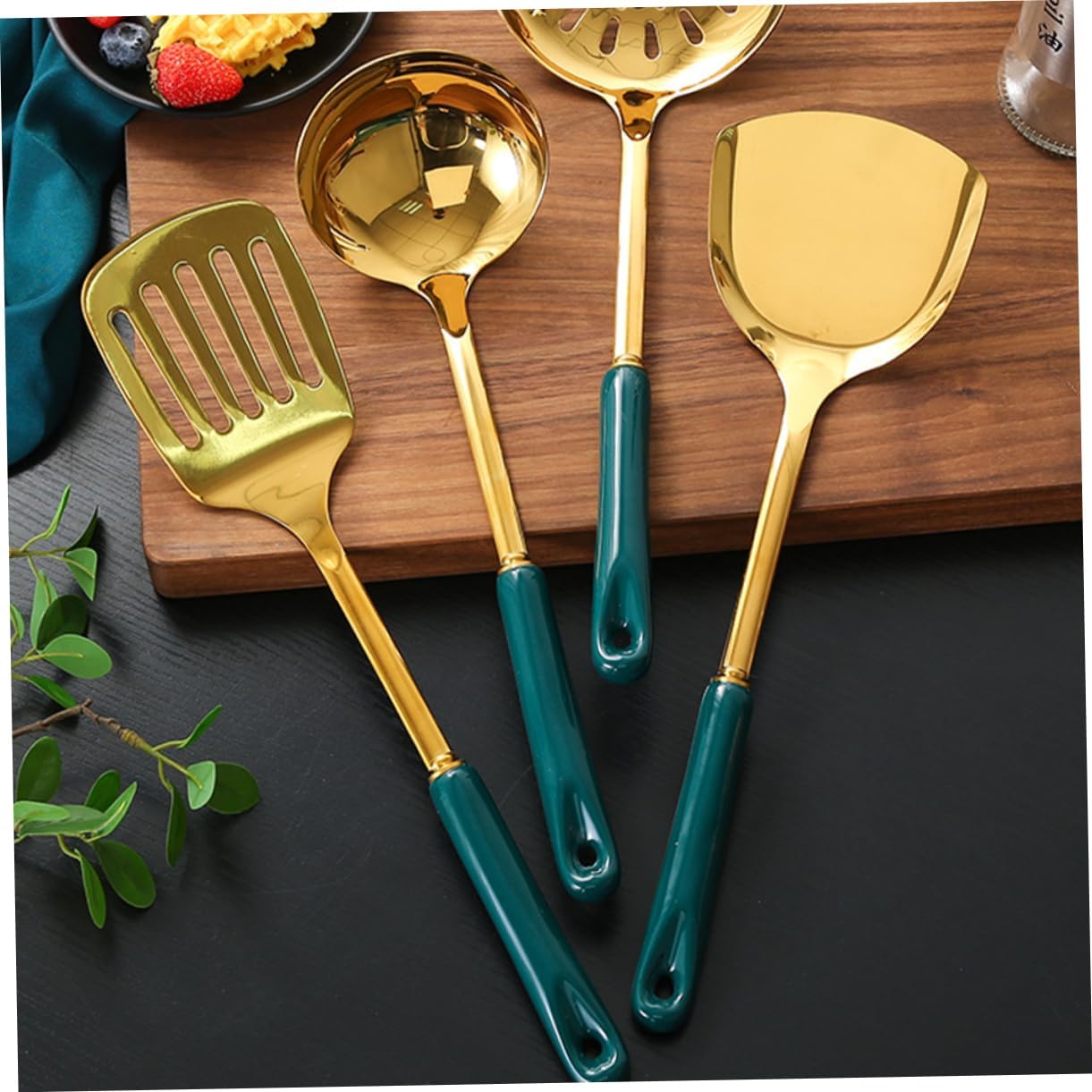Alipis Matte Silverware Cooking Tool Utensils for Home Stainless Steel Kitchenware