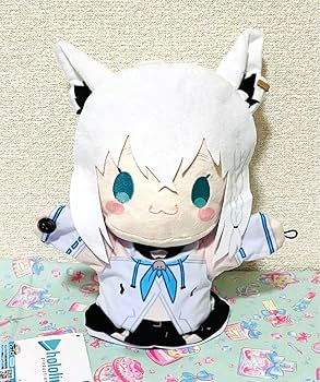 Amazon.co.jp: ホロ ライブ 白上フブキ パペットぬいぐるみ プライズ