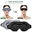 BeeVines Sleep Mask, 2 Pack 3D Contoured Sleeping Eye Masks for Lash Extensions, Night Molded Covers with Adjustable Strap, Eye Shade Cover Lashes Extension for Traveling Yoga Nap(Black & Grey)