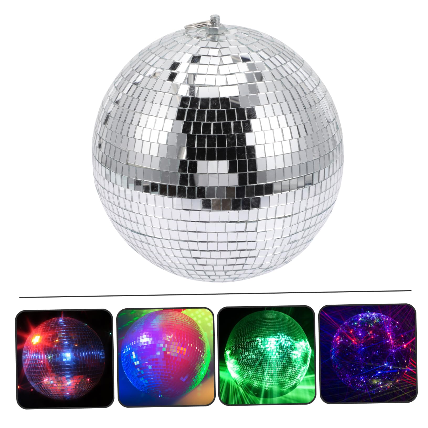 VICASKY Compact Mirror Disco Ball Reflective Sphere Ball for Christmas New Year Holiday Decor