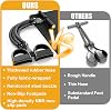 Banda de Resistencia Pedal, Entrenador Abdominal Multifunción Ajustable para Abdominales, Cuerda Elástica de Fitness para Abdomen, Cintura, Piernas, Brazos, Gimnasio en Casa, Recuperación Postparto y Modelado Corporal 7