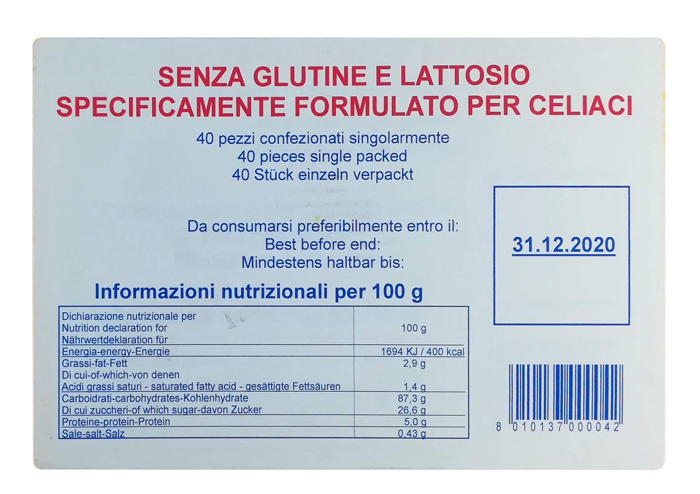 Conos veganos para helado sin gluten ni lactosa para celíacos - 40 unidades