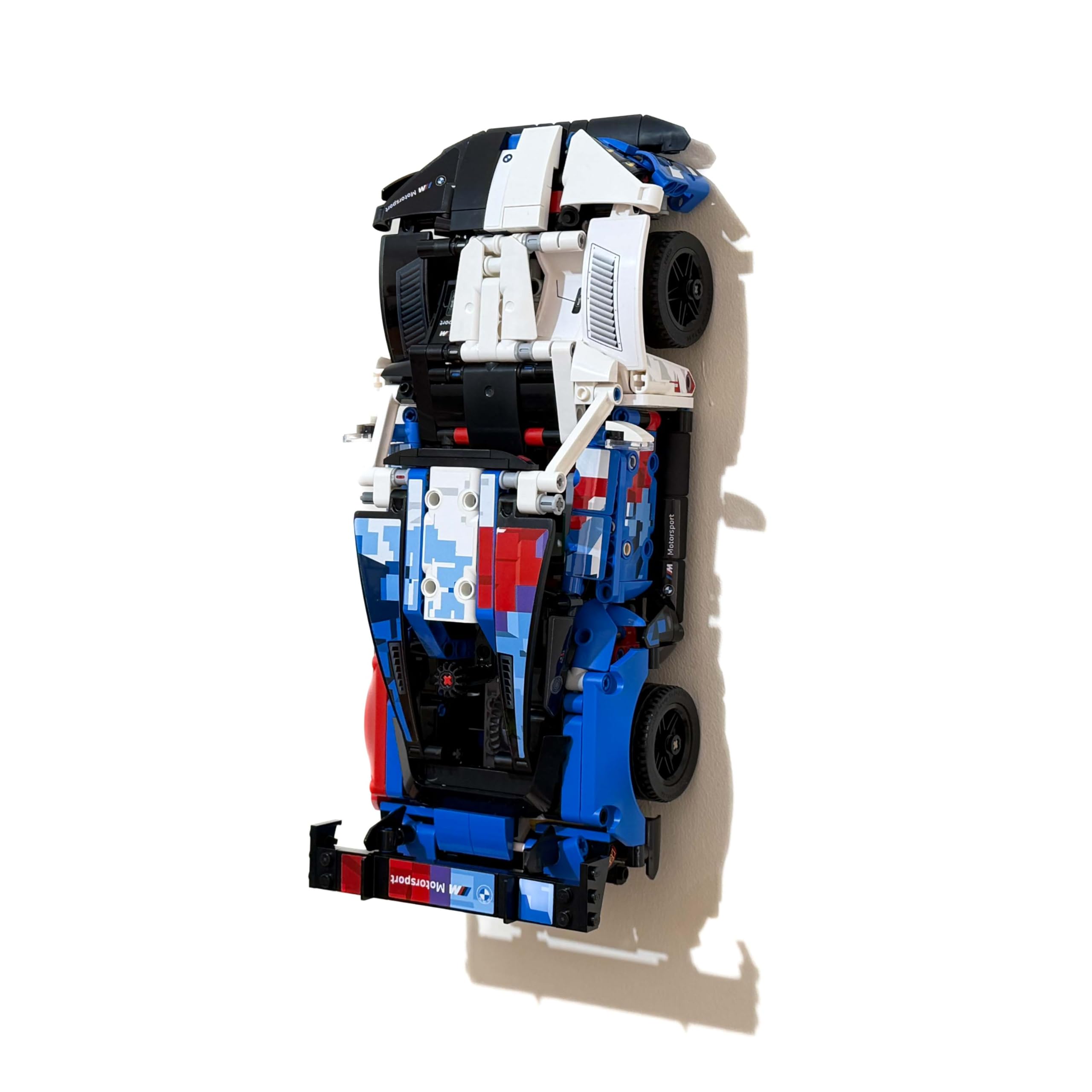 3Dudes & Dad Wall Mount Compatible with LEGOยฎ Technic BMW M4 GT3 EVO Race Car (42226)โ Perfect-Fit Model Display Bracket โ Secure, Robust & Space-Saving โ Easy Installation with Supplied Fixings