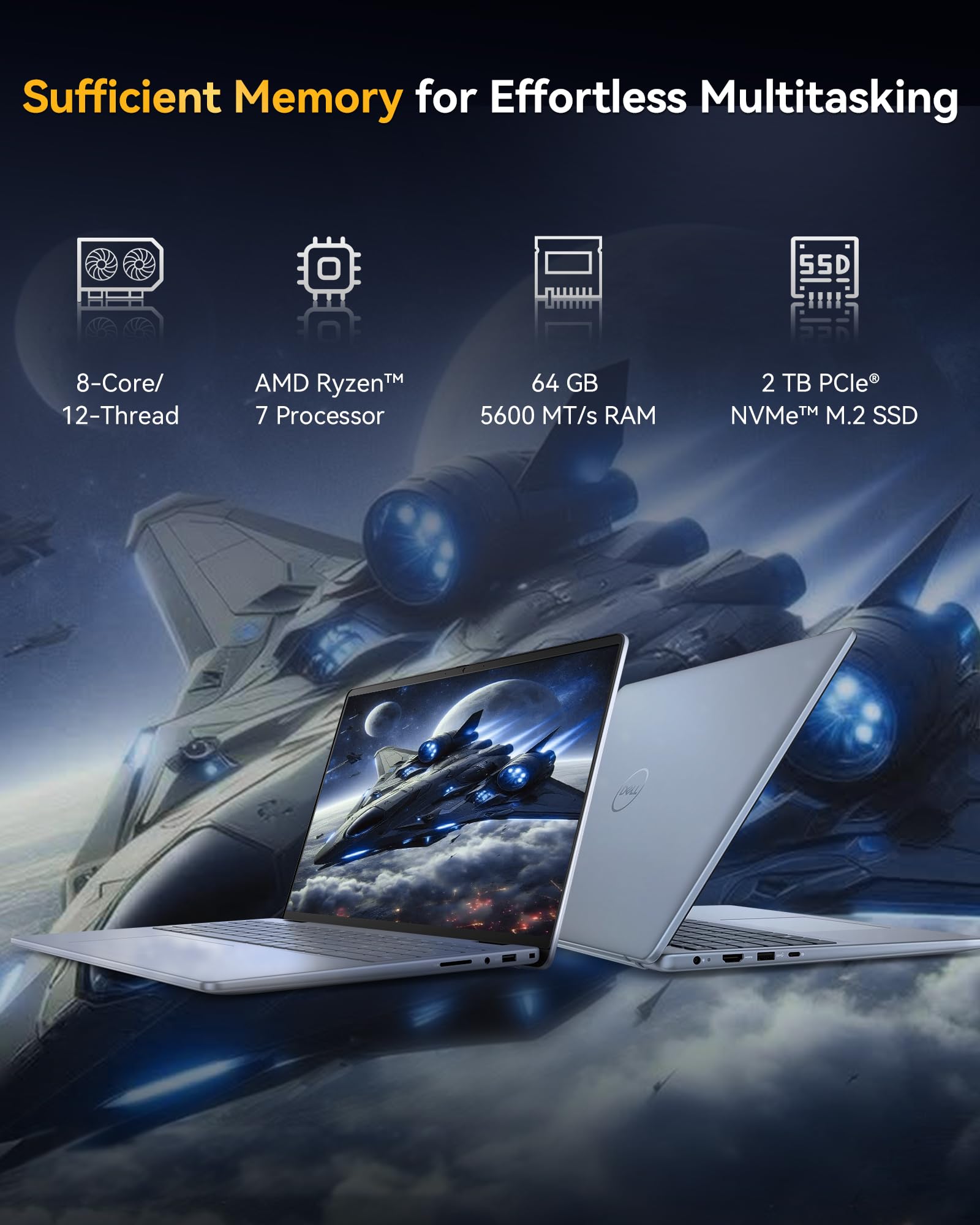 【未使用】Dell Inspiration14 Ryzen7 8840U 16G Amazon.com: Dell Inspiron 16