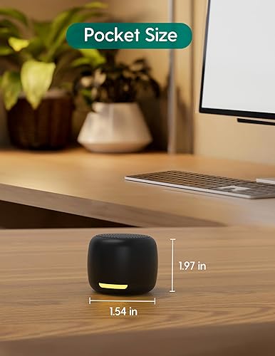 Miniatura 95 de Máquina de Sonido de Ruido Blanco Babelio, Luz Nocturna, Mini y Portátil, 15 Sonidos Sin Bucle, Temporizador, Función de Memoria, para Adultos y 1 -