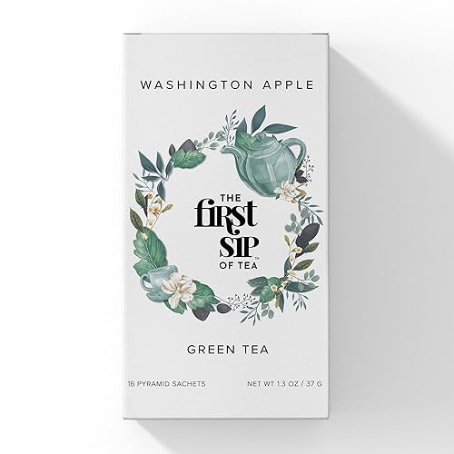 Miniatura 2 de Washington - Caja de té verde de manzana The Spice Hut 13 onzas paquete de 16