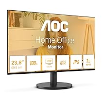 AOC 24B3CA2 – Monitor Full HD, 24 pollici, altoparlante integrato (1920×1080, 100 Hz, HDMI, USB-C (65 W Power Delivery), hub USB) nero
