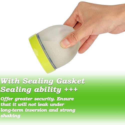 Miniatura 5 de (2 unidades) tapas de botella de viaje compatibles con botellas de Comotomo, tapas de almacenamiento para botellas de tomate Como, color rosa y verde