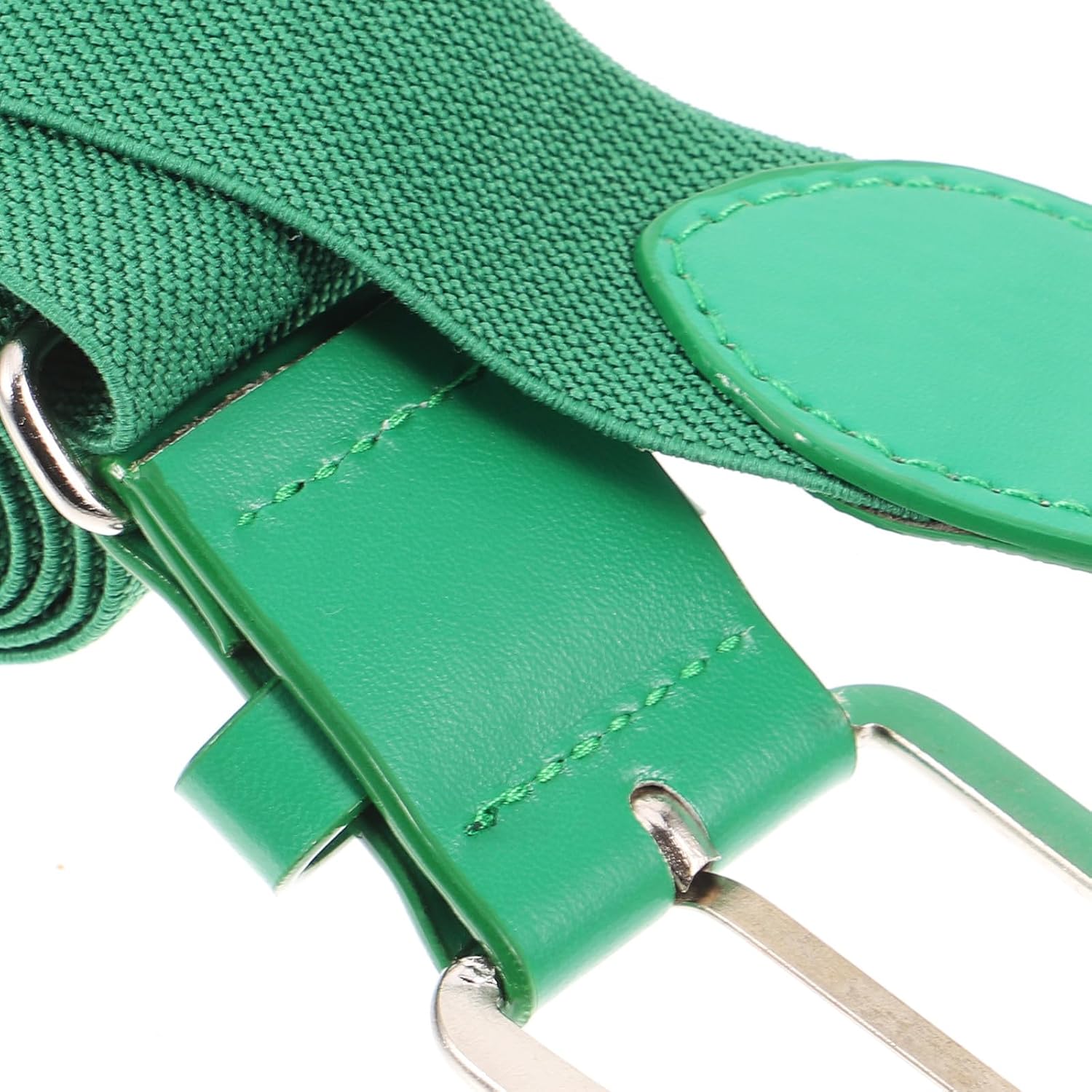 Elastic Baseball Belt for Men and Youth Adjustable Stretch Waistband Sports Belt in Dark Green Unisex Outdoor Softball