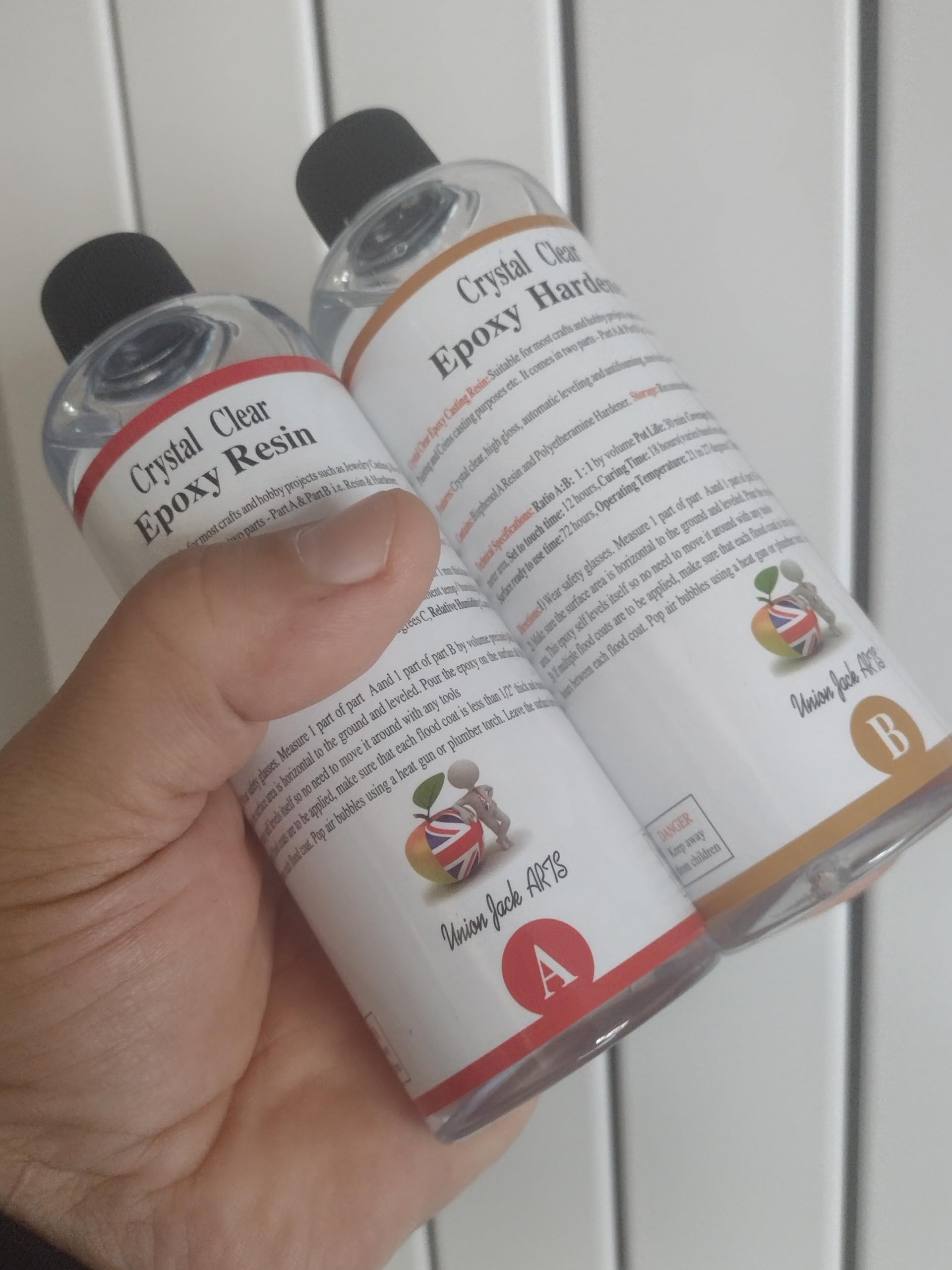 MAIL MORECrystal Clear Epoxy Resin Kit for Art Craft, Mold Casting, Wood, Jewelry Making, Table Countertop - Fast Cure (5 KG)