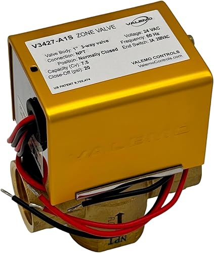 Miniatura 23 de V3417-A1S Válvula de zona motorizada, 3 vías, 1" sudor, normalmente cerrada, 24 VAC, con interruptor final