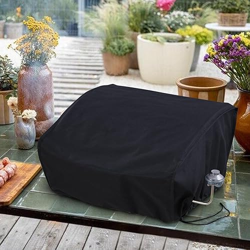 Miniatura 4 de Funda para parrilla Blackstone de 17 pulgadas 1971, 17 pulgadas sin campana, material mejorado 600D resistente al desgarro, cubierta de parrilla