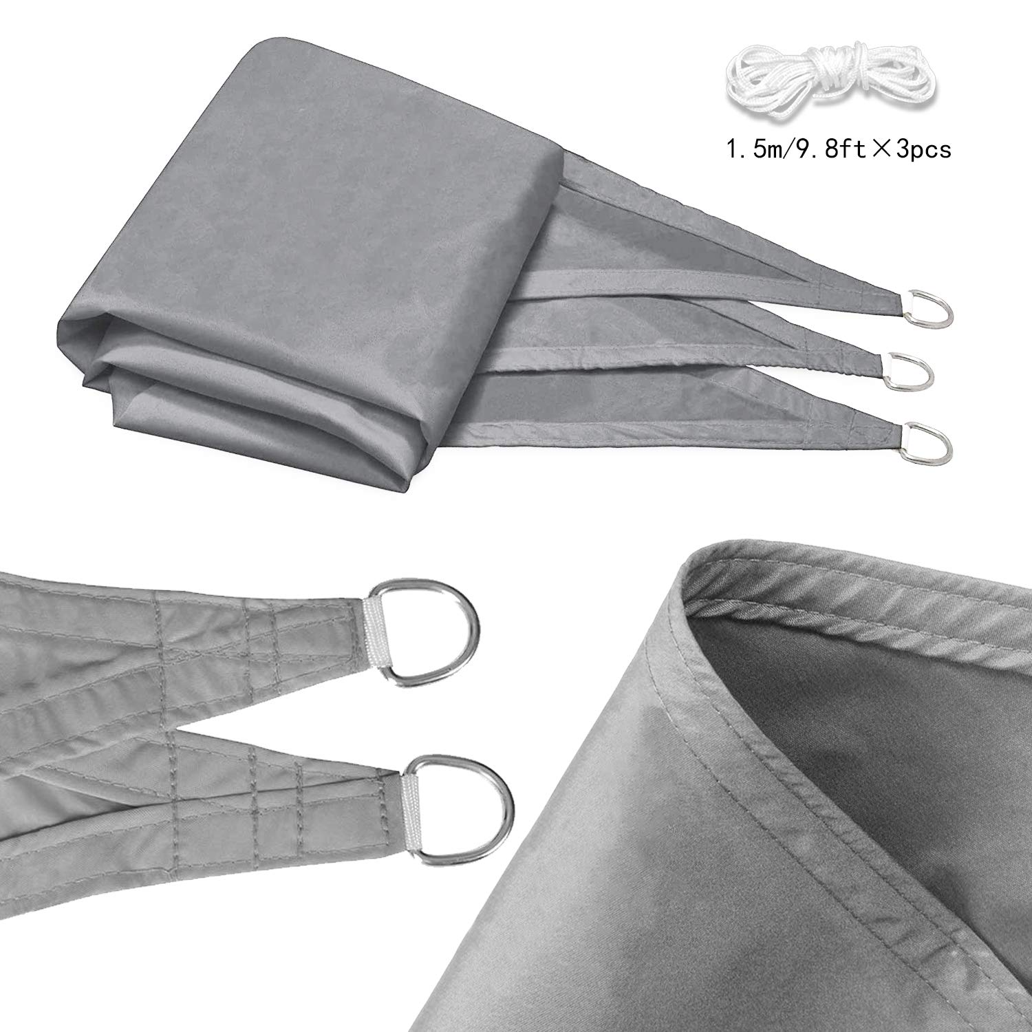 Toldo Vela De Sombra Impermeable Rectangular 4x5m Protección