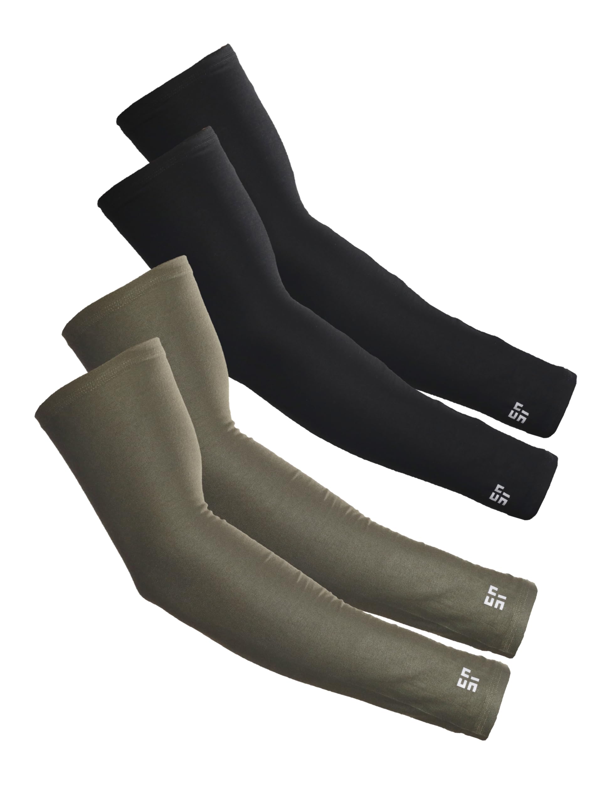 SETS AND REPS "Pack of 2 Black & Olive Green Colour Hand Protection Gear I Full Hand Gloves for Men I Arm Sleeves for Sun Protection I Compression Cooling Sleeves for Biking, Outdoor Sports, Workout (B0DDCL5KJJ) Amazon Price History, Amazon Price Tracker