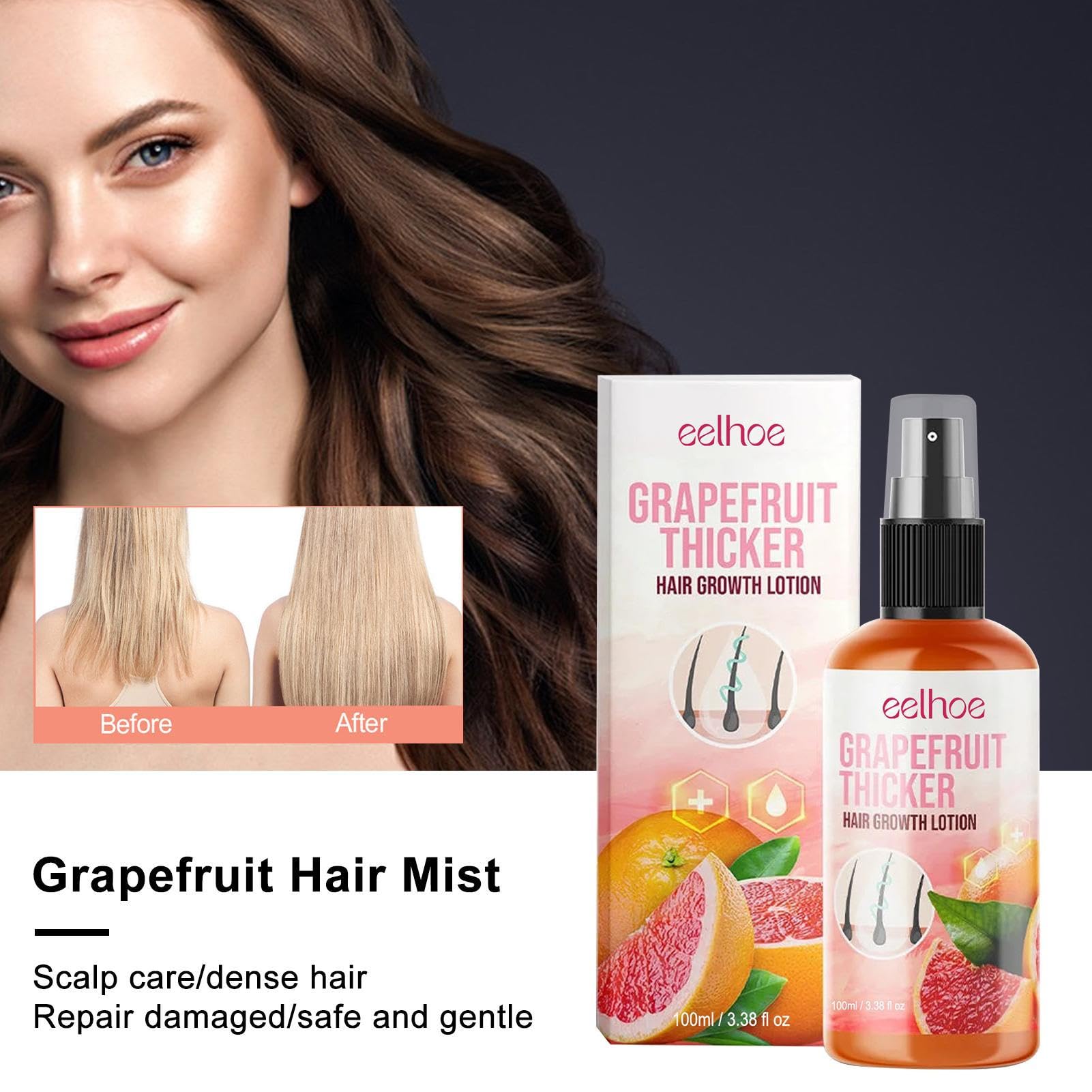 Zankie spray texturizante para el cabello volumen frutas naturales fragancia