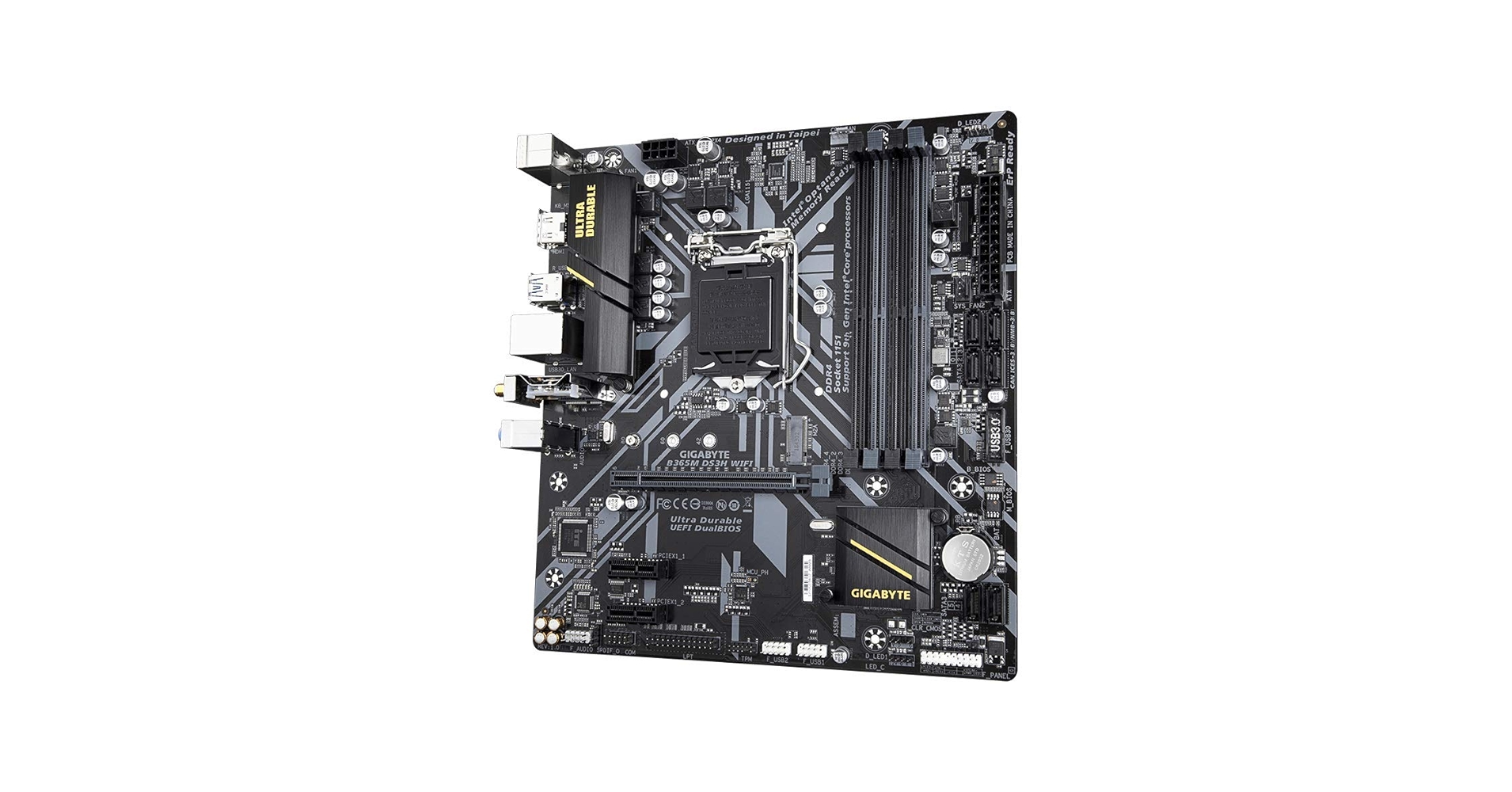 GIGABYTE　B365M D3H　LGA1151 FOR GIGABYTE B365M D3H M-ATX DDR4 1151PIN 32GB Motherbroad
