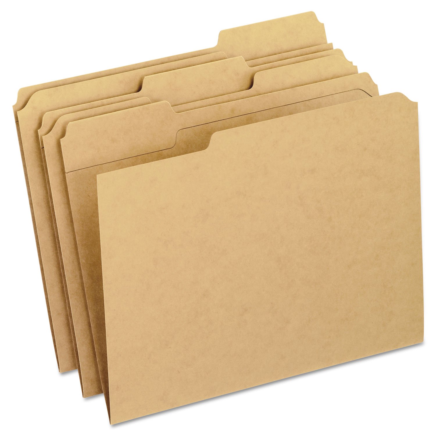 Pendaflex RK15213 Schnellhefter aus 2-lagigem dunklem Kraftpapier, 1/3-Zoll-Lasche oben, Buchstaben, Braun, 100 Stück