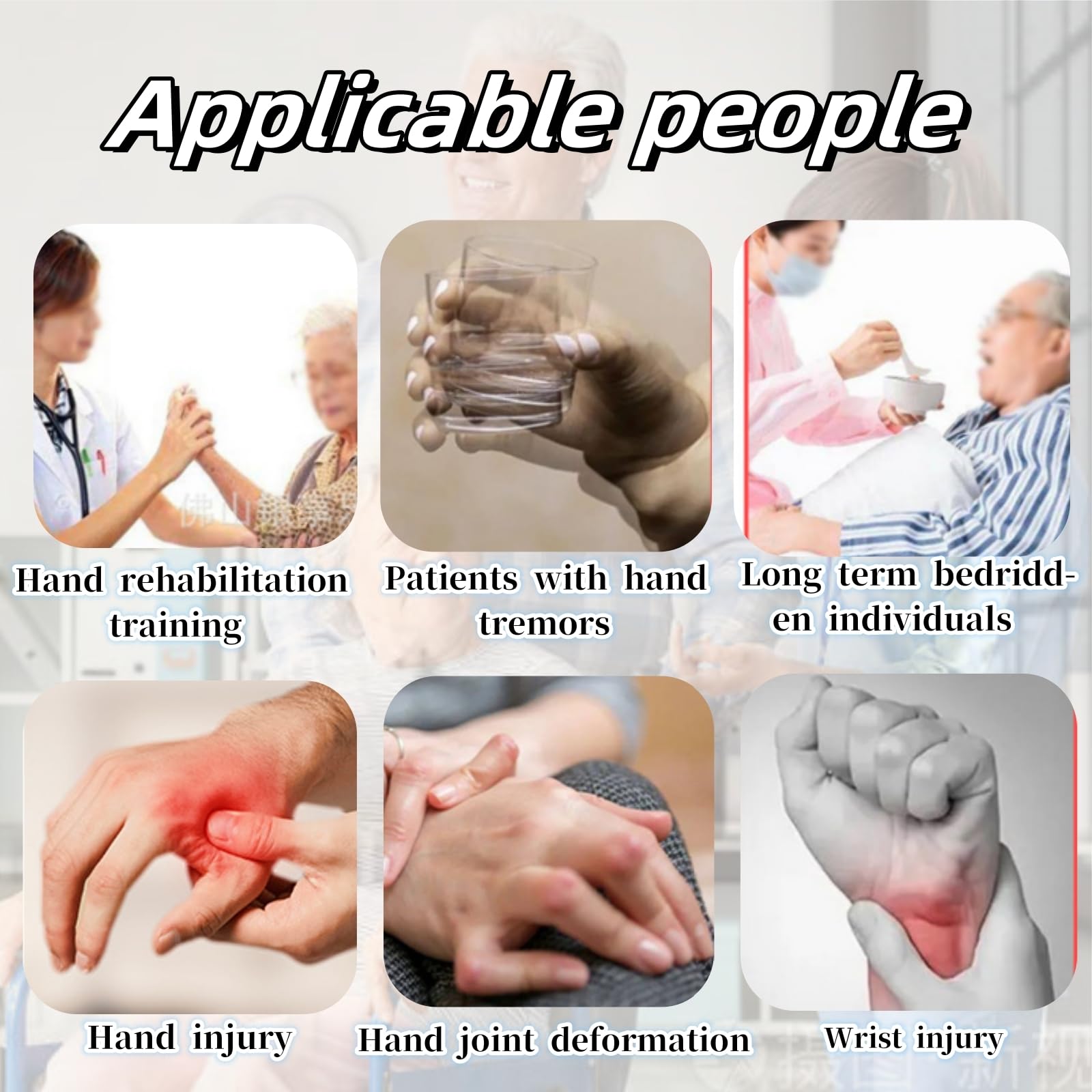 Utensilios adaptativos, utensilios con peso para temblores de manos, ayuda de Parkinson para vivir, adecuados para ancianos, discapacitados y otros pacientes con accidentes cerebrovasculares