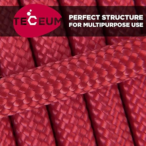 Miniatura 60 de TECEUM Cuerda de paracaídas de 750 libras – 1000 pies / 200 pies / 120 pies / 100 pies / 50 pies – Cuerda de paracaídas para campamento, Camuflaje