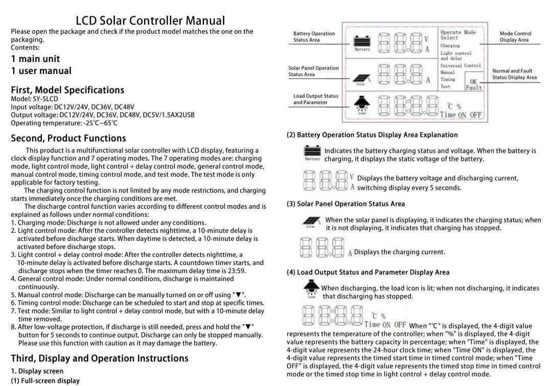 Contrôleur de charge solaire MPPT 150 A, 12 V, 24 V, 36 V, 48 V, écran LCD automatique avec deux ports USB et régulateur de batterie en aluminium, noir