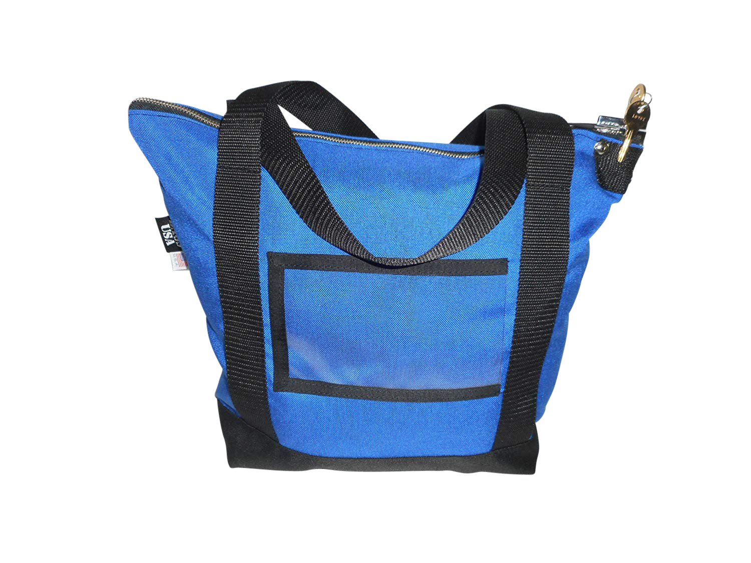 Deposit bag,bank bag,documents or Courier with Pop Lock &2 Keys, Made in USA (Blue)