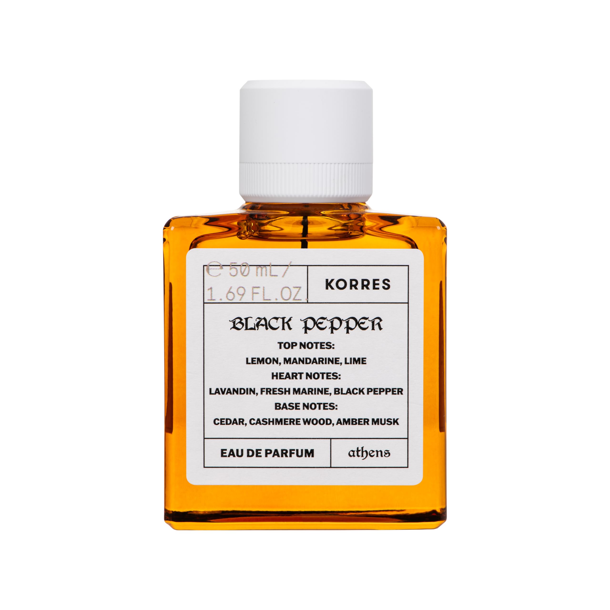 KORRES Black Pepper Wood Citrus Eau De Parfum 50ml