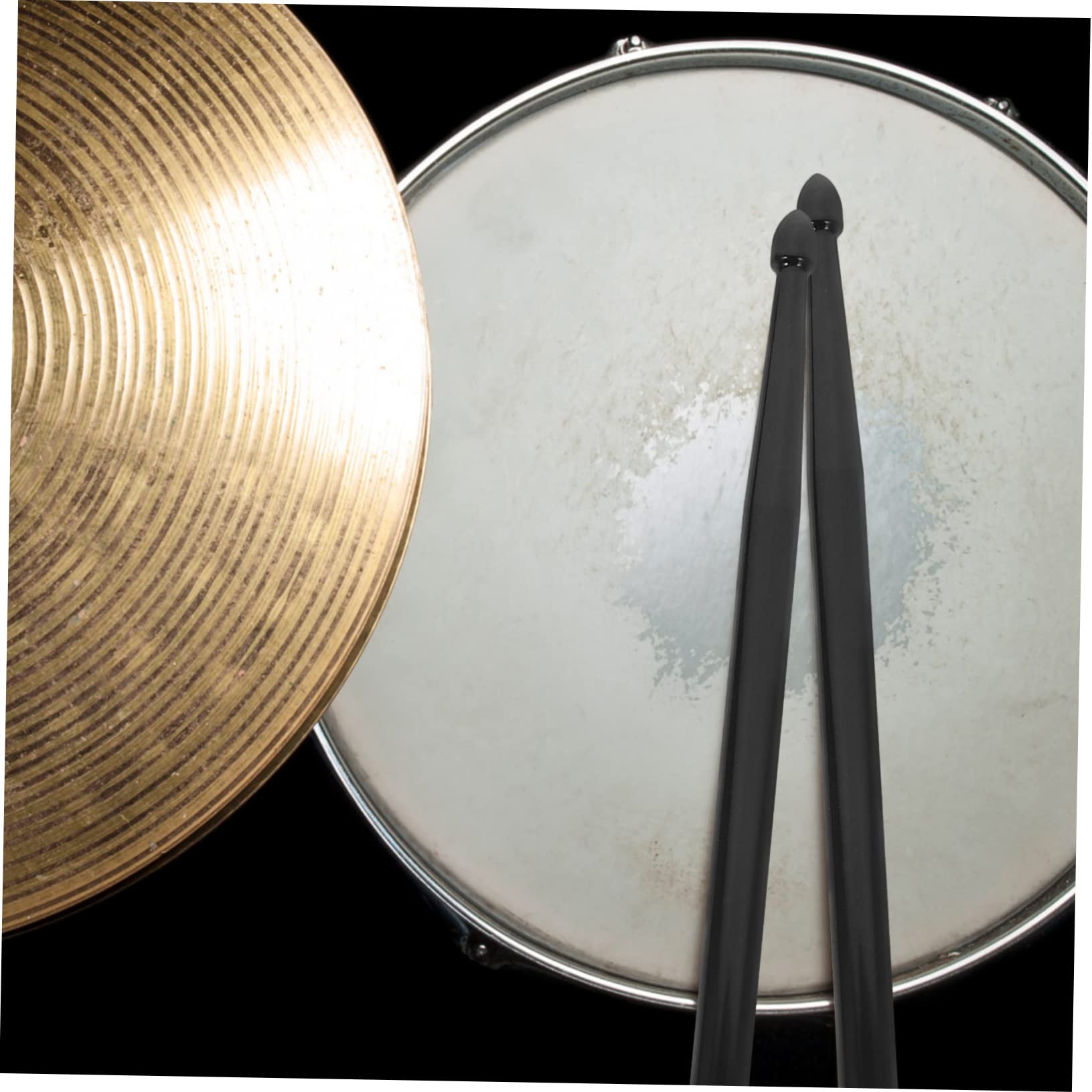 2 Pairs Baguettes De Batterie En Plastique Bâton Percussion