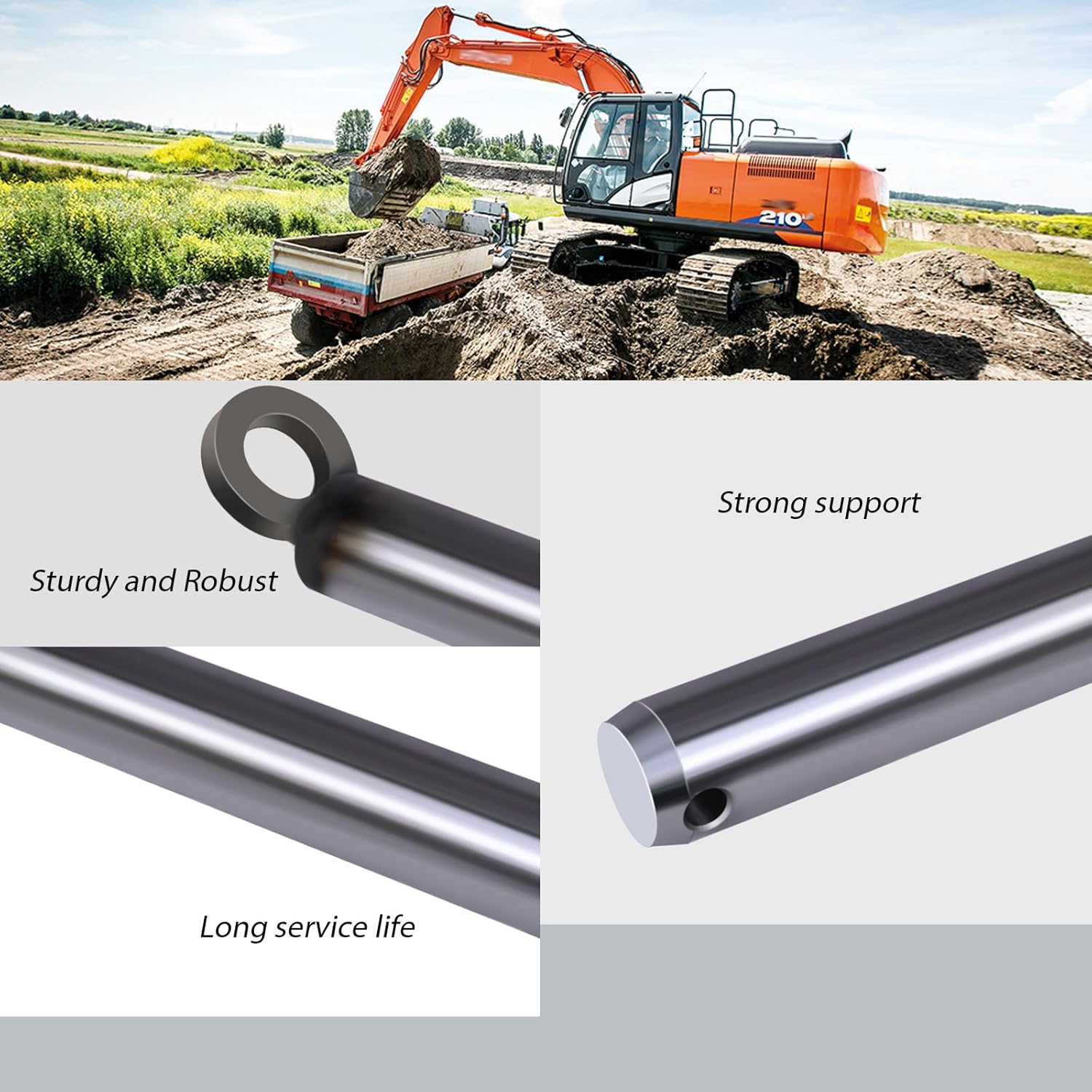 70091-00149 Quick Attach Bucket Locking Pin Fits for Kubota Excavators KX057 U55 U45 KX161 (K7880 & K7915 Quick Attach Locking Pin for Kubota Excavators)
