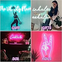 Vista 6 de Letreros de neón personalizados, letreros de luces LED de neón personalizables, para decoración de pared, boda, fiesta de cumpleaños, dormitorio